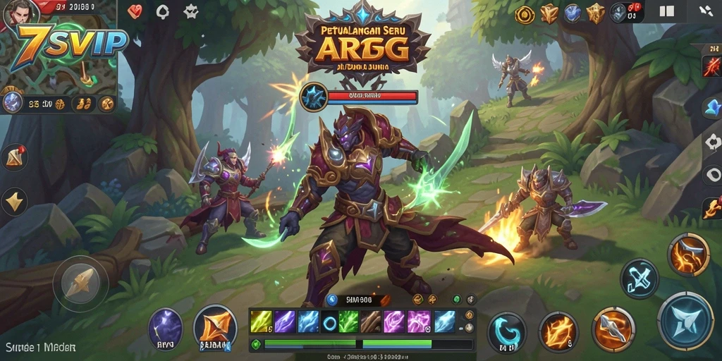 Tampilan gameplay seru di dunia fantastis 7SVIP.