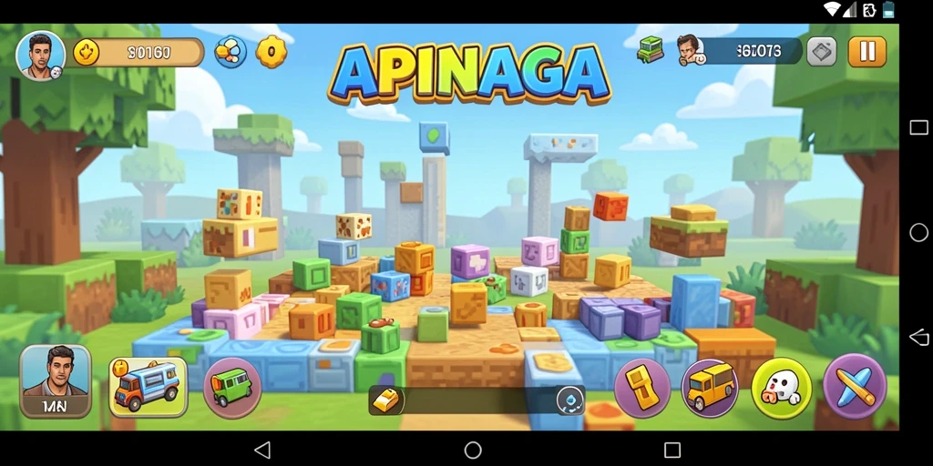Gameplay seru puzzle APINAGA yang mendebarkan dan menantang.
