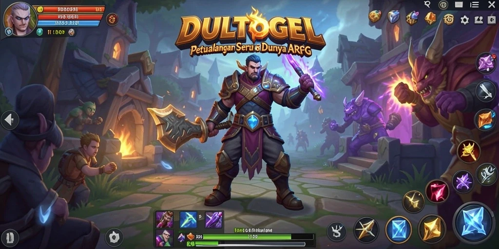 Tampilan gameplay DULTOGEL yang seru dan menakjubkan.