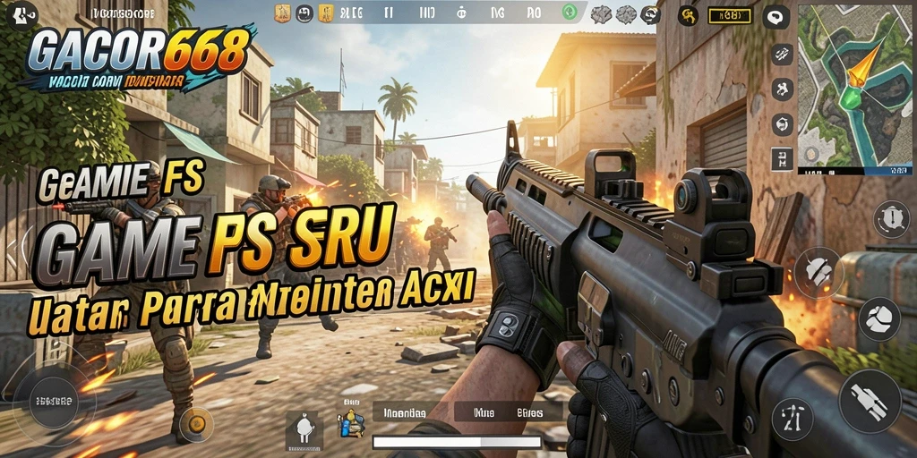 Tampilan gameplay mendebarkan dalam GACOR668 dengan aksi yang intens.