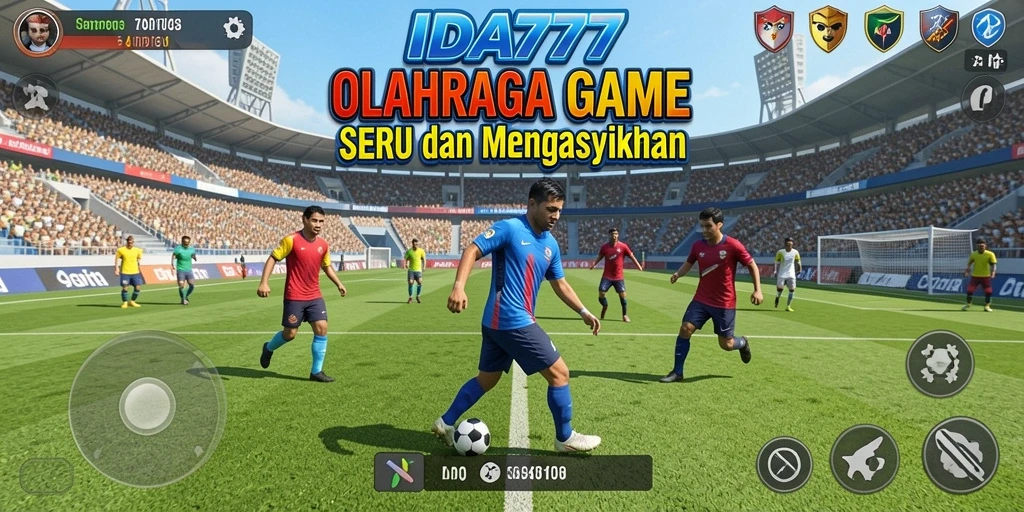 Tampilan gameplay IDA777 yang menarik dengan aksi olahraga seru.