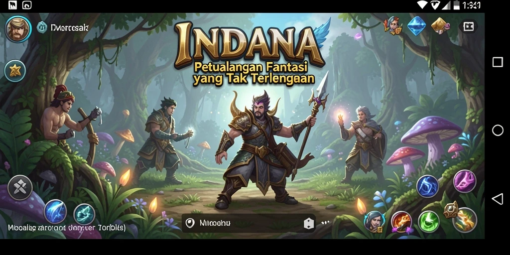 Tampilan gameplay RPG penuh aksi dan petualangan.