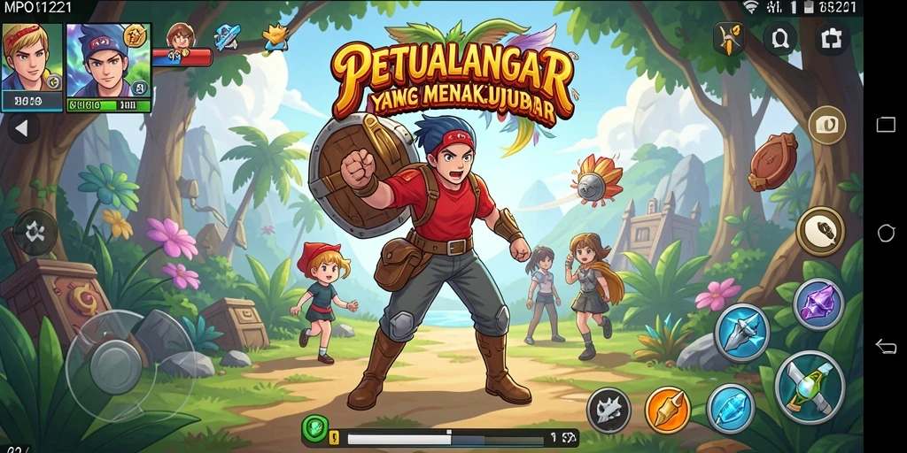 Tampilan gameplay MPO1221 yang menarik dan penuh warna.