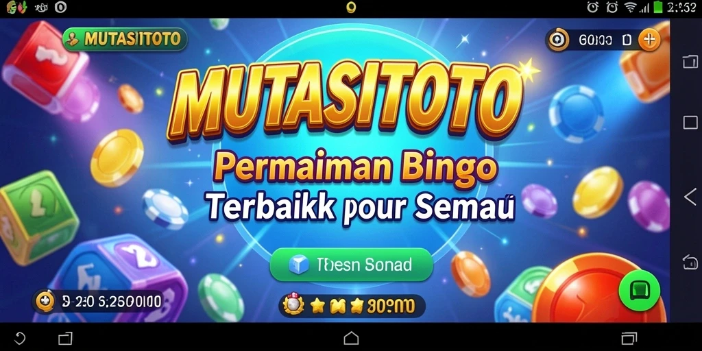 Screenshot gameplay MUTASITOTO yang menunjukkan keseruan permainan Bingo.