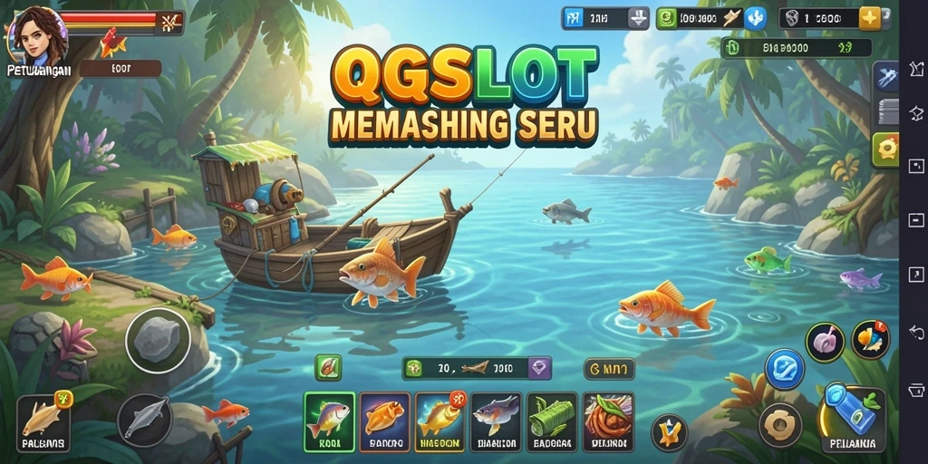 Tangkapan ikan besar di tengah lautan yang indah.