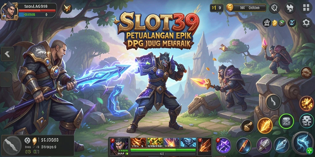 Tampilan gameplay RPG yang mendebarkan dan penuh aksi.