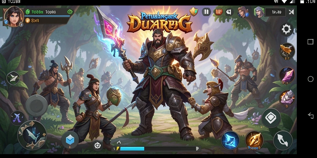 Tampilan gameplay seru dari TO288 dalam pertarungan ARPG